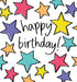 Happy Birthday Stars Birthday Card By Lucilla Lavender