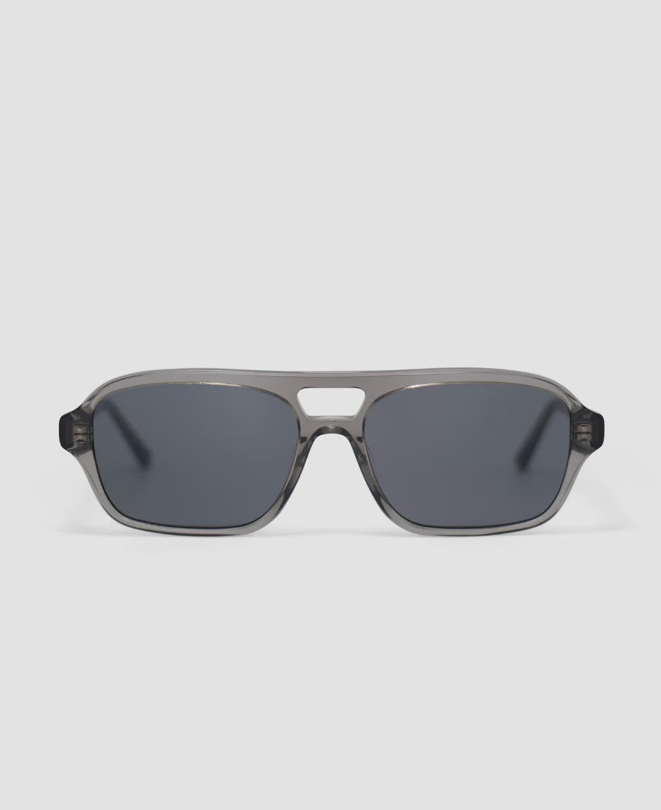 MessyWeekend Burt  Transparent Grey Grey Sunglasses.