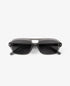 MessyWeekend Burt  Transparent Grey Grey Sunglasses.