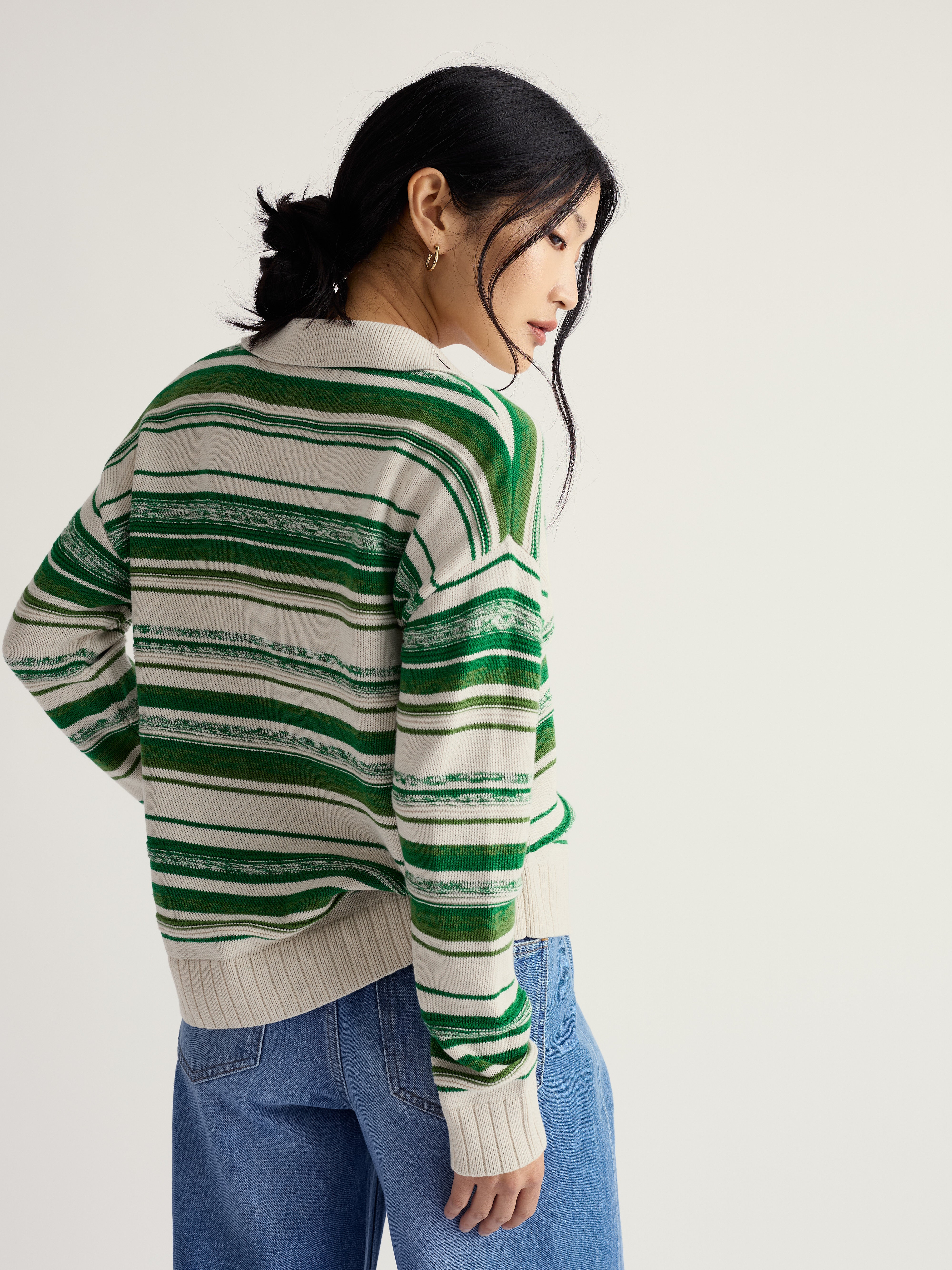 Seasalt Bird Flight Jumper Corula Chalk Bright Green