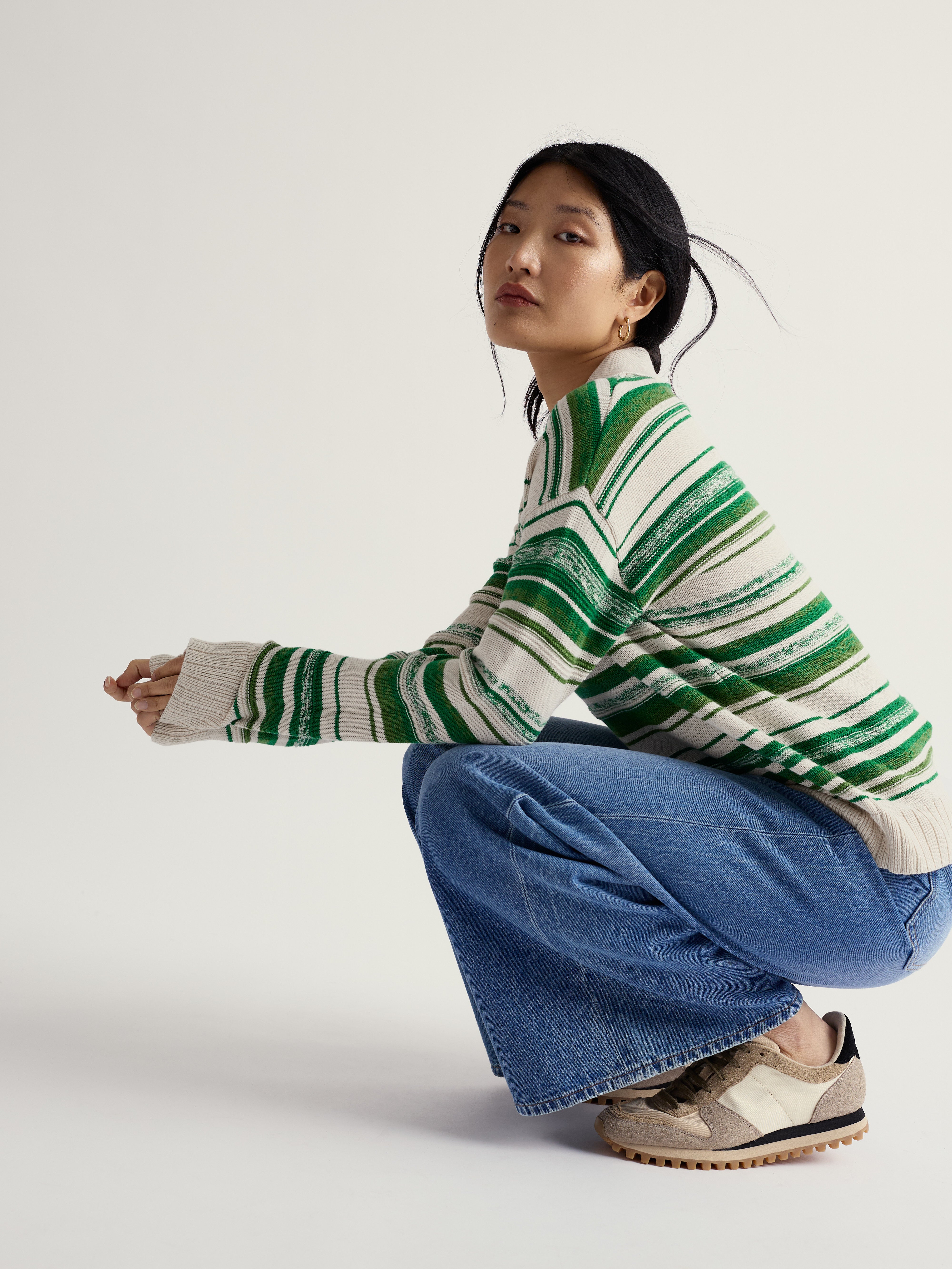 Seasalt Bird Flight Jumper Corula Chalk Bright Green