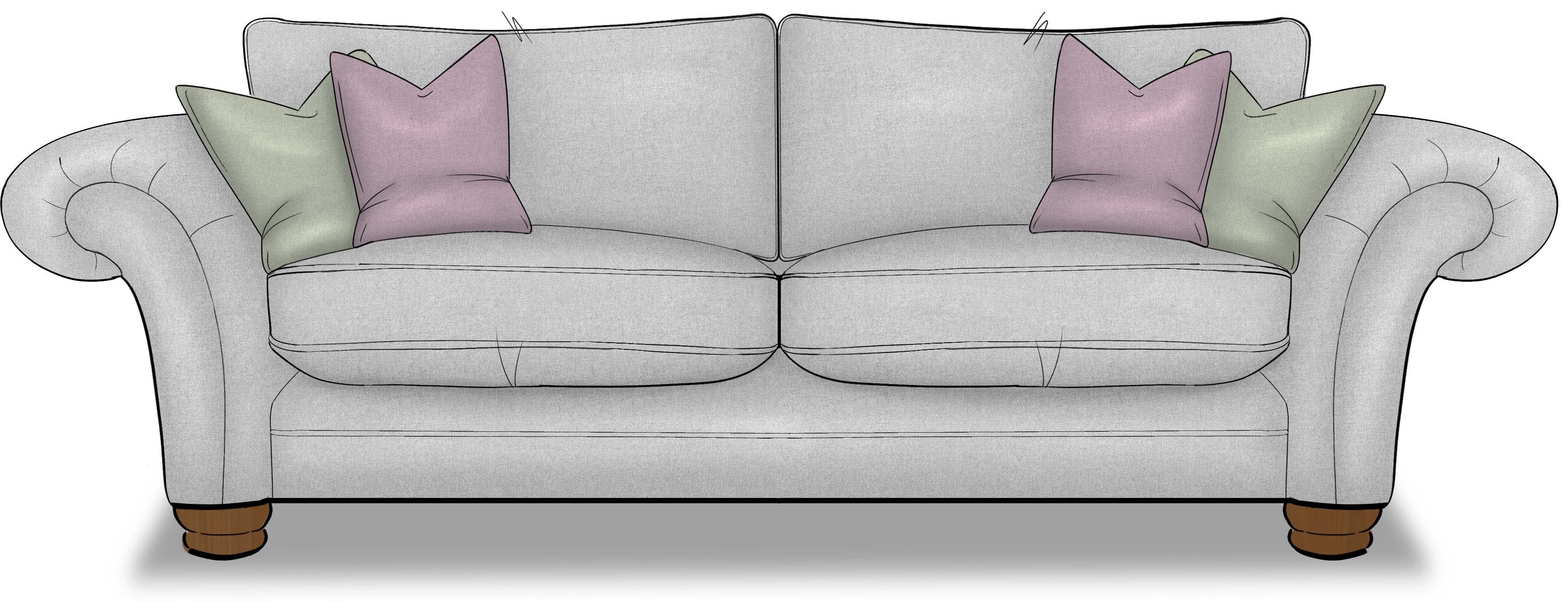 Loxley Large Standard Back Sofa