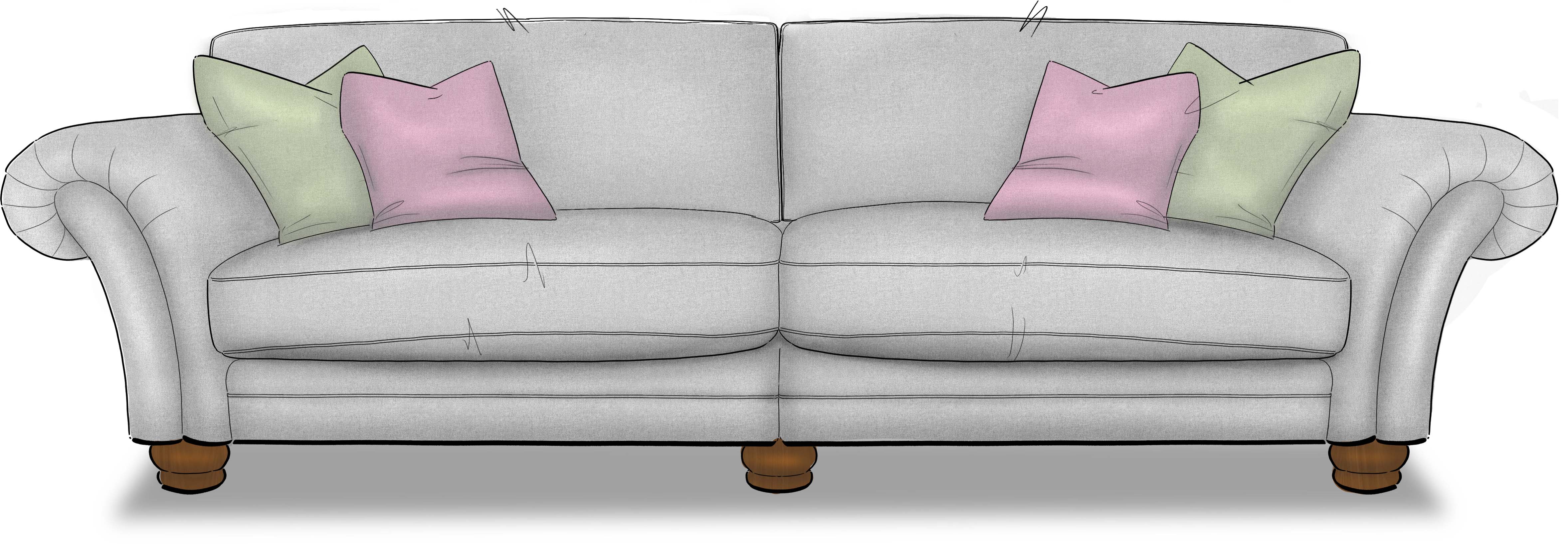 Loxley Extra Large  Split Standard Sofa