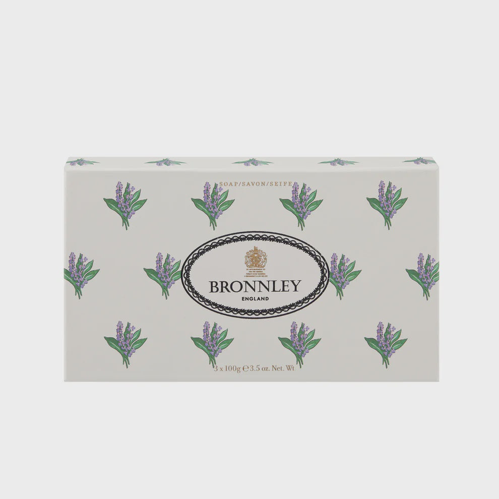 Bronnley Lavender Soap (3 x 100g)