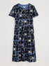 Seasalt Brouse Dress Pebble Monoprint Mussel