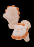Powder Kids Fluffy Mittens - Cute Lion Cream