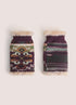 Powder Scandi Cosy Wrist Warmer Damson Mix