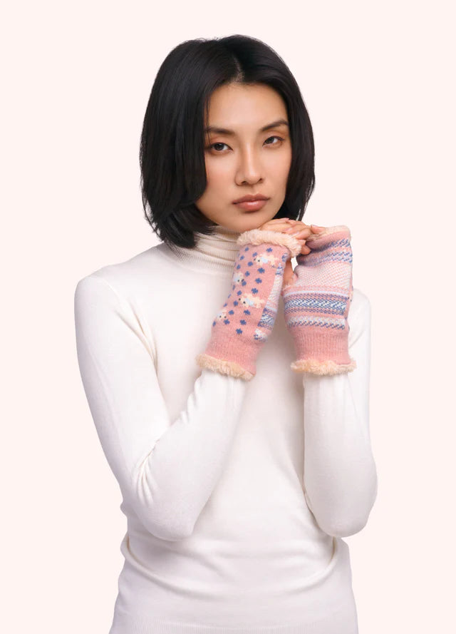 Powder Westie Wrist Warmer Candy