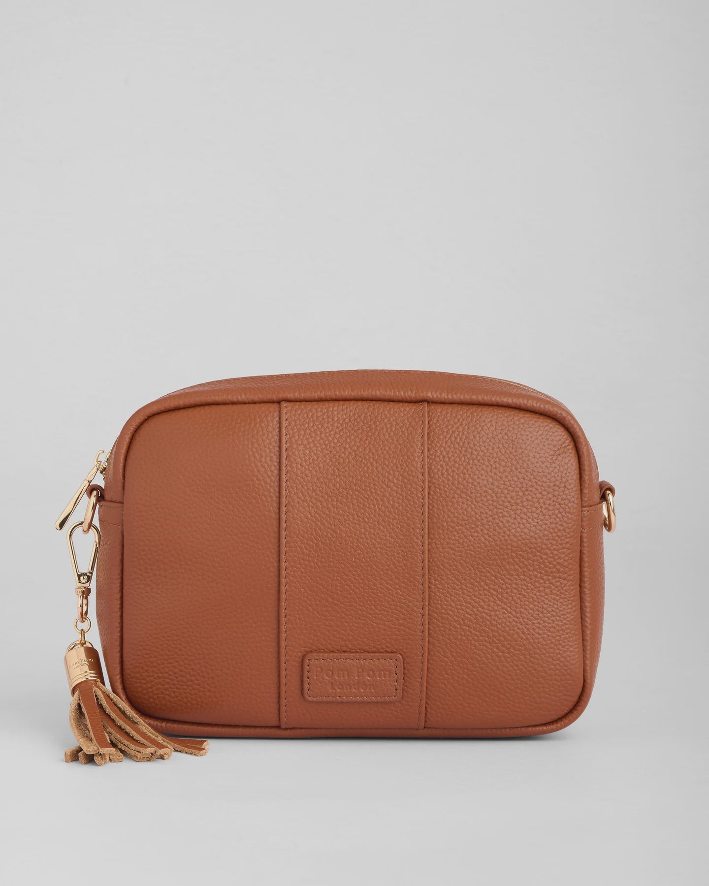 Pom Pom London City Duo Crossbody Bag Chestnut