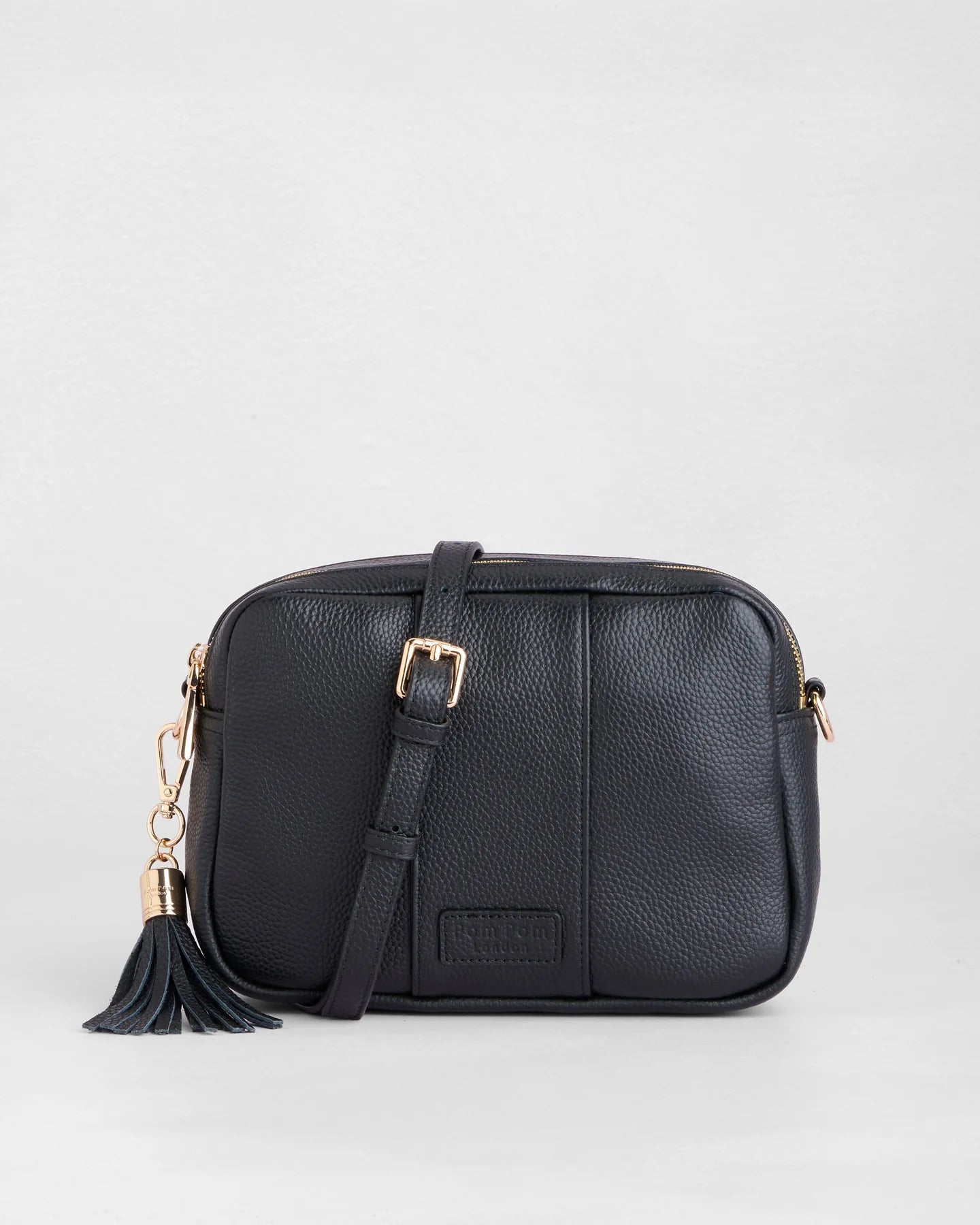 Pom Pom London City Duo Crossbody Bag Black