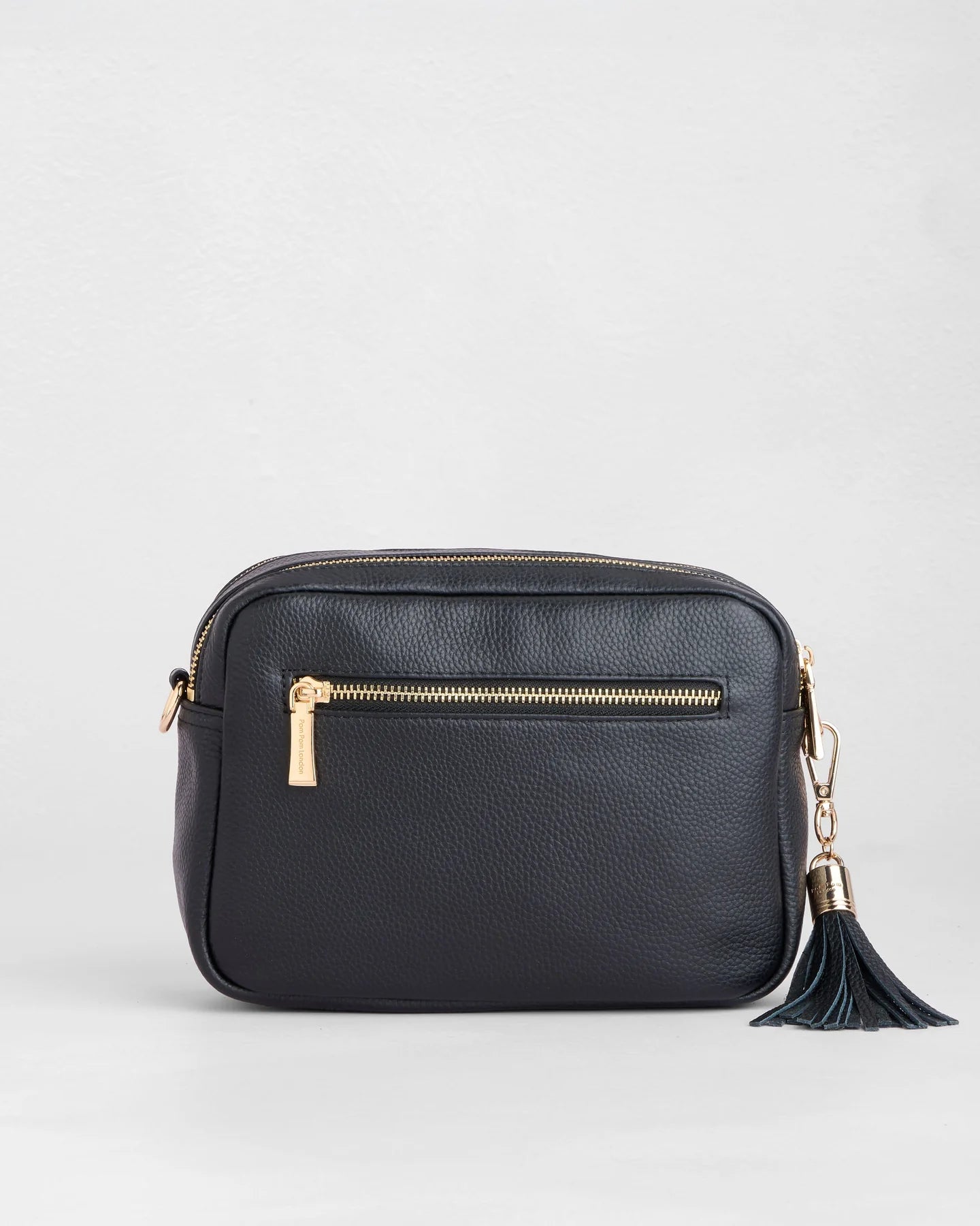 Pom Pom London City Duo Crossbody Bag Black