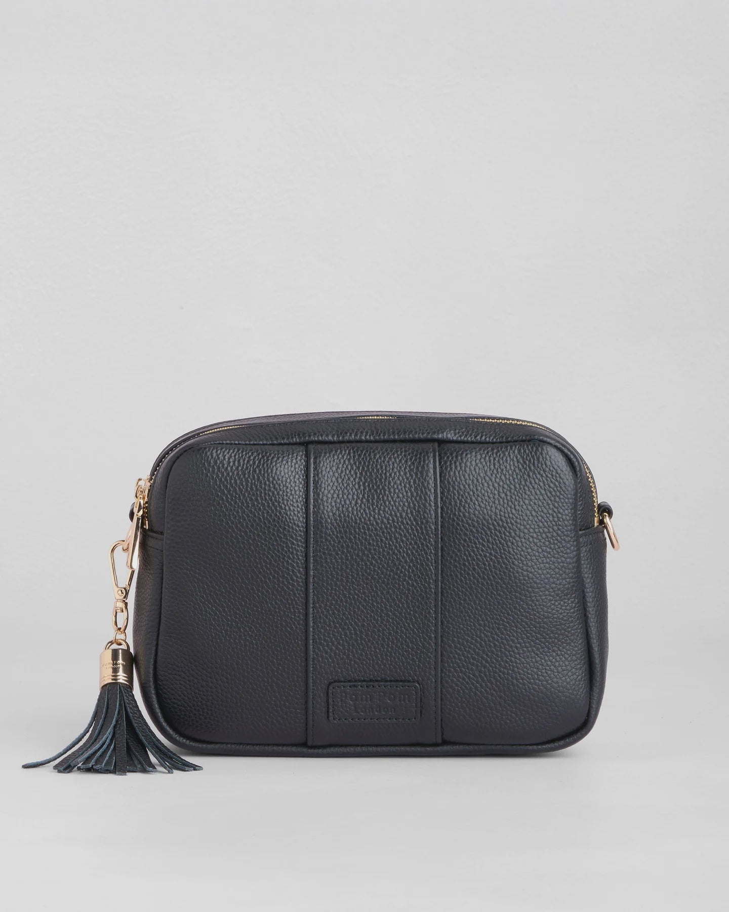Pom Pom London City Duo Crossbody Bag Black