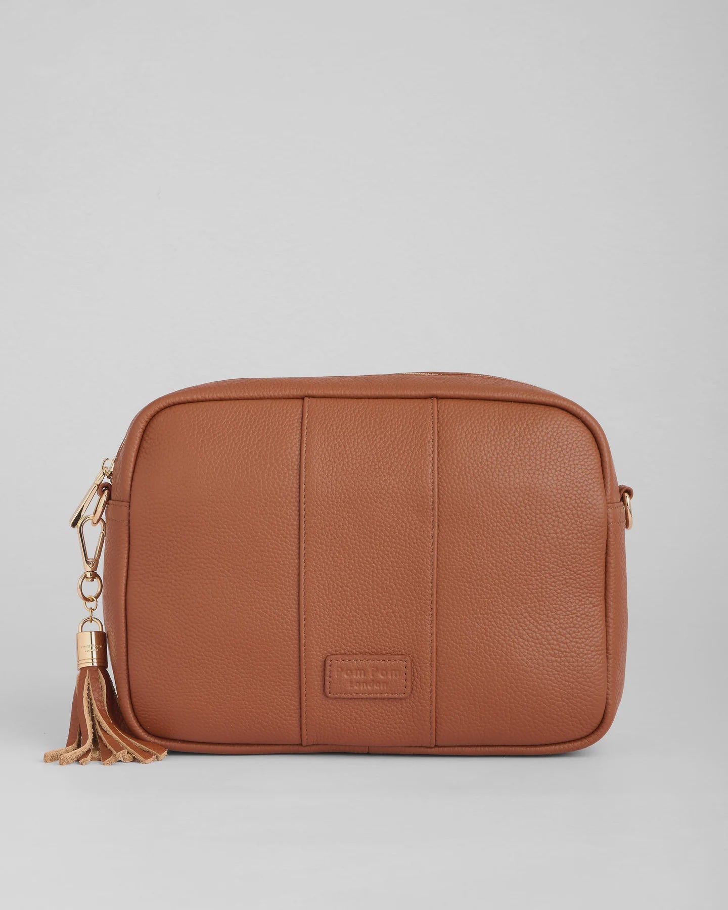 Pom Pom London City Plus Crossbody Bag Chestnut