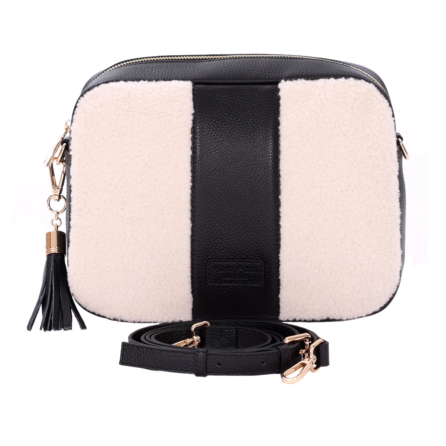 Pom Pom London City Plus Faux Fleece Black