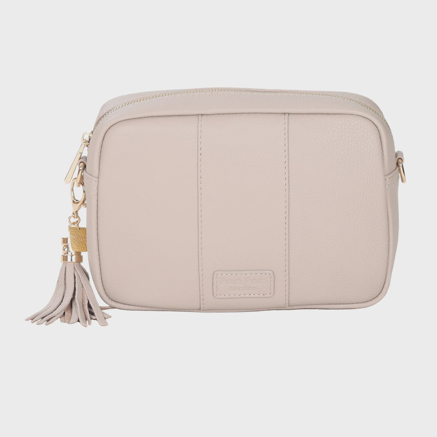 Pom Pom London City Crossbody Bag Stone