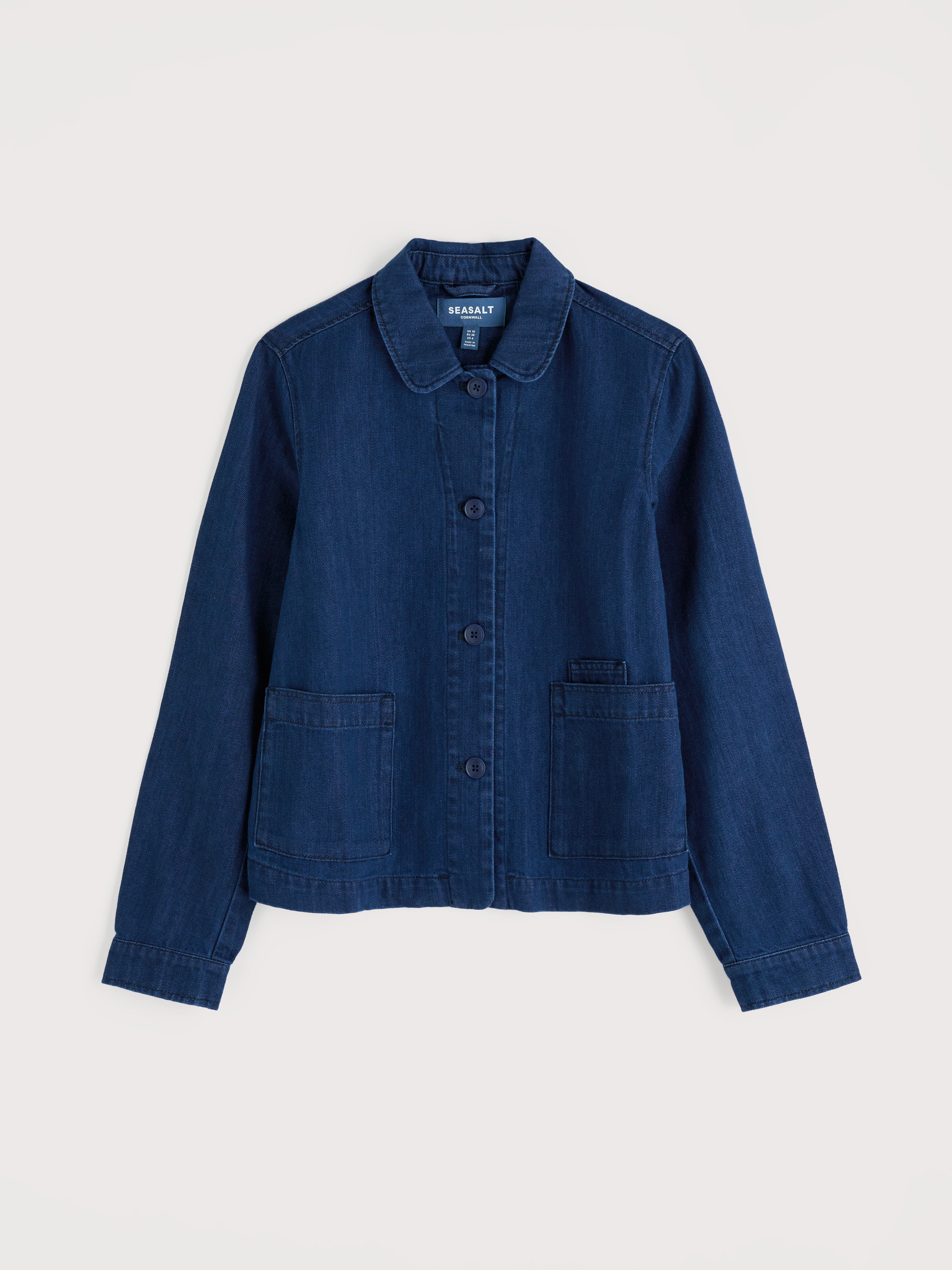Seasalt Coombe Lane Cotton Jacket Mid Wash