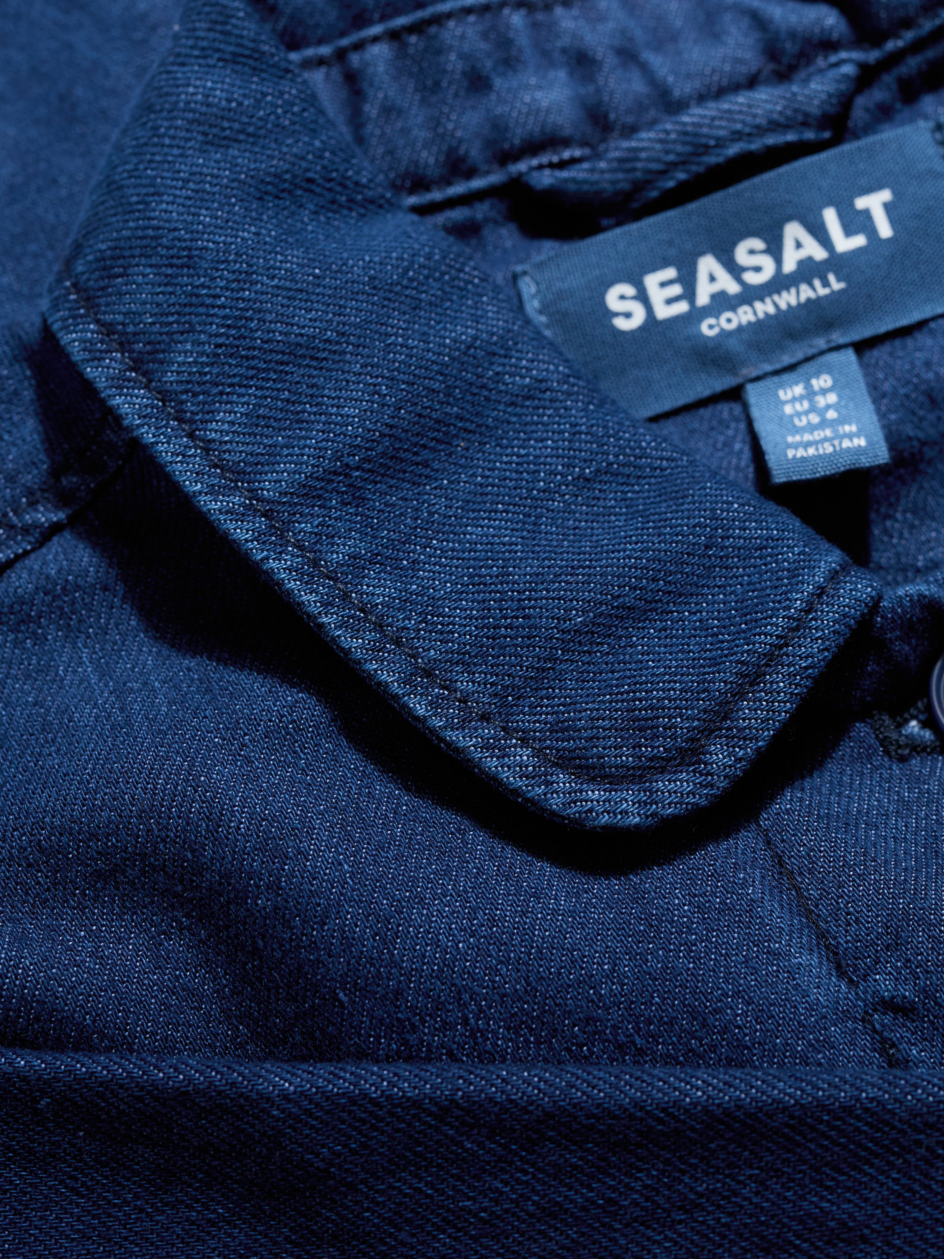 Seasalt Coombe Lane Cotton Jacket Mid Wash