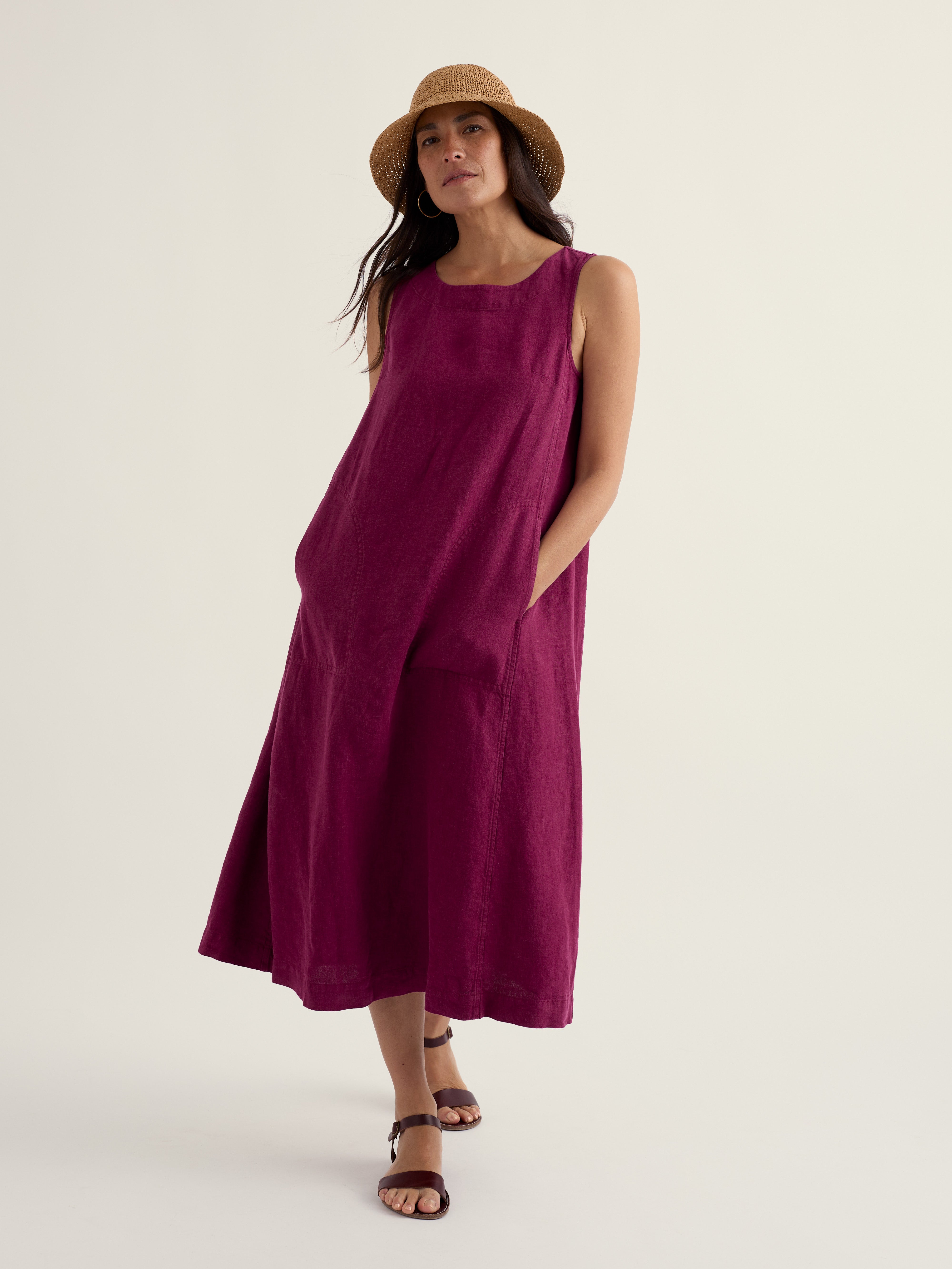 Seasalt Cresting Waves Dress Dark Freesia