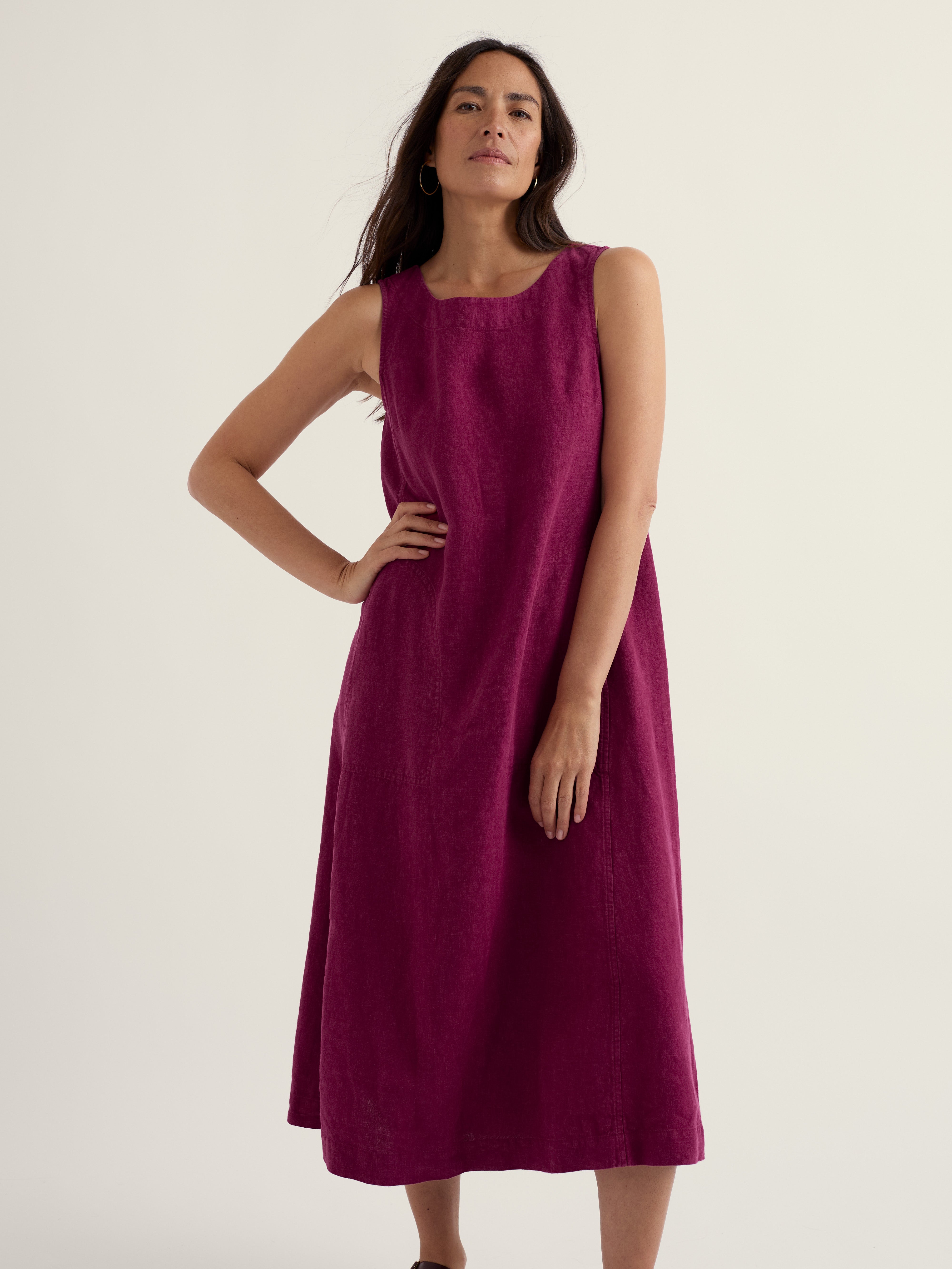 Seasalt Cresting Waves Dress Dark Freesia
