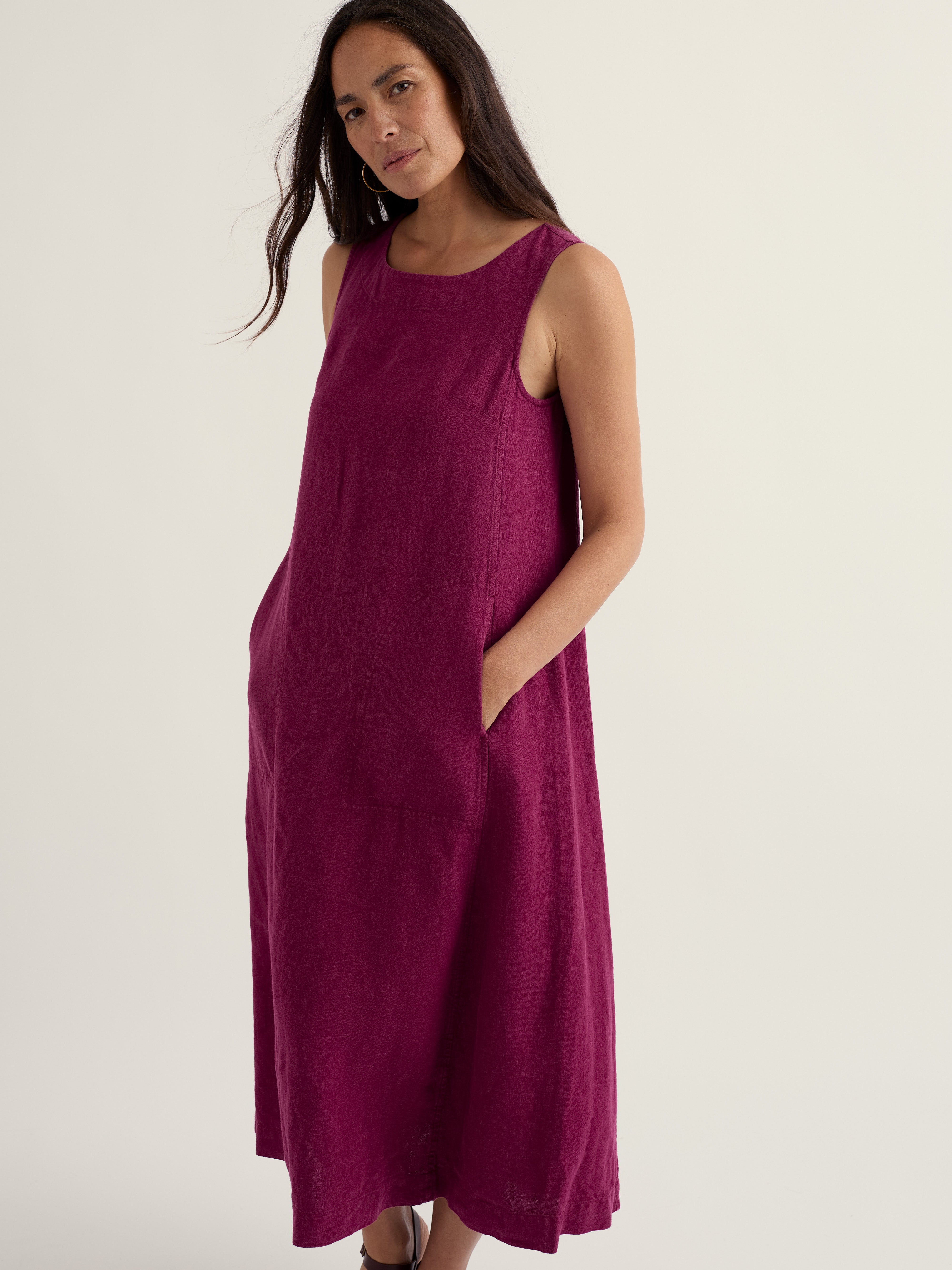 Seasalt Cresting Waves Dress Dark Freesia