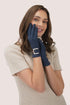 Powder Dana Faux Suede Gloves - Navy