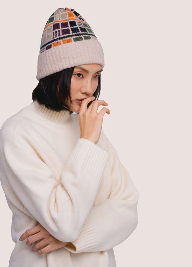 Powder Dani Beannie Hat Damson Mix
