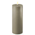 Sand LED 3D Real Flame Pillar Candle 7.5cm x 20cm