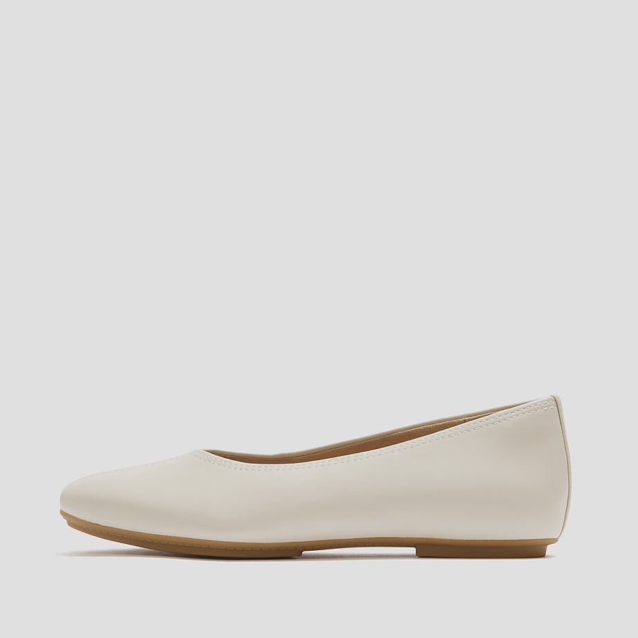 FitFlop Delicato High-Cut Soft-Leather Ballet Flats Paris Beige