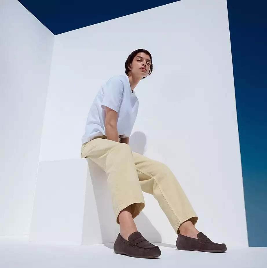 FitFlop Delicato Suede Loafers Chocolate Brown