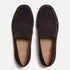 FitFlop Delicato Suede Loafers Chocolate Brown