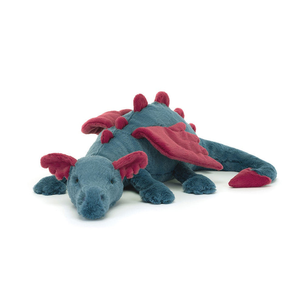 Jellycat Dexter Dragon Huge DEX1DDL.  FREE DELIVERY.