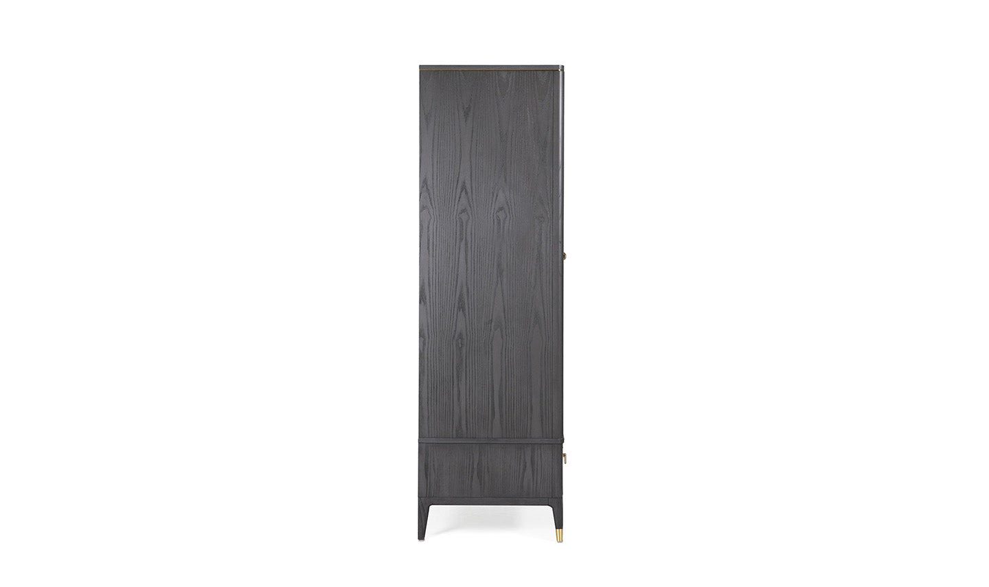 Verona Grey Wardrobe With Drawer