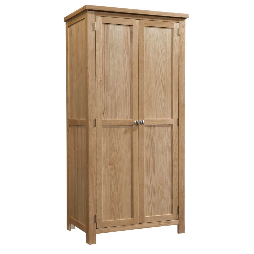 Dorchester Light Oak Double Wardrobe