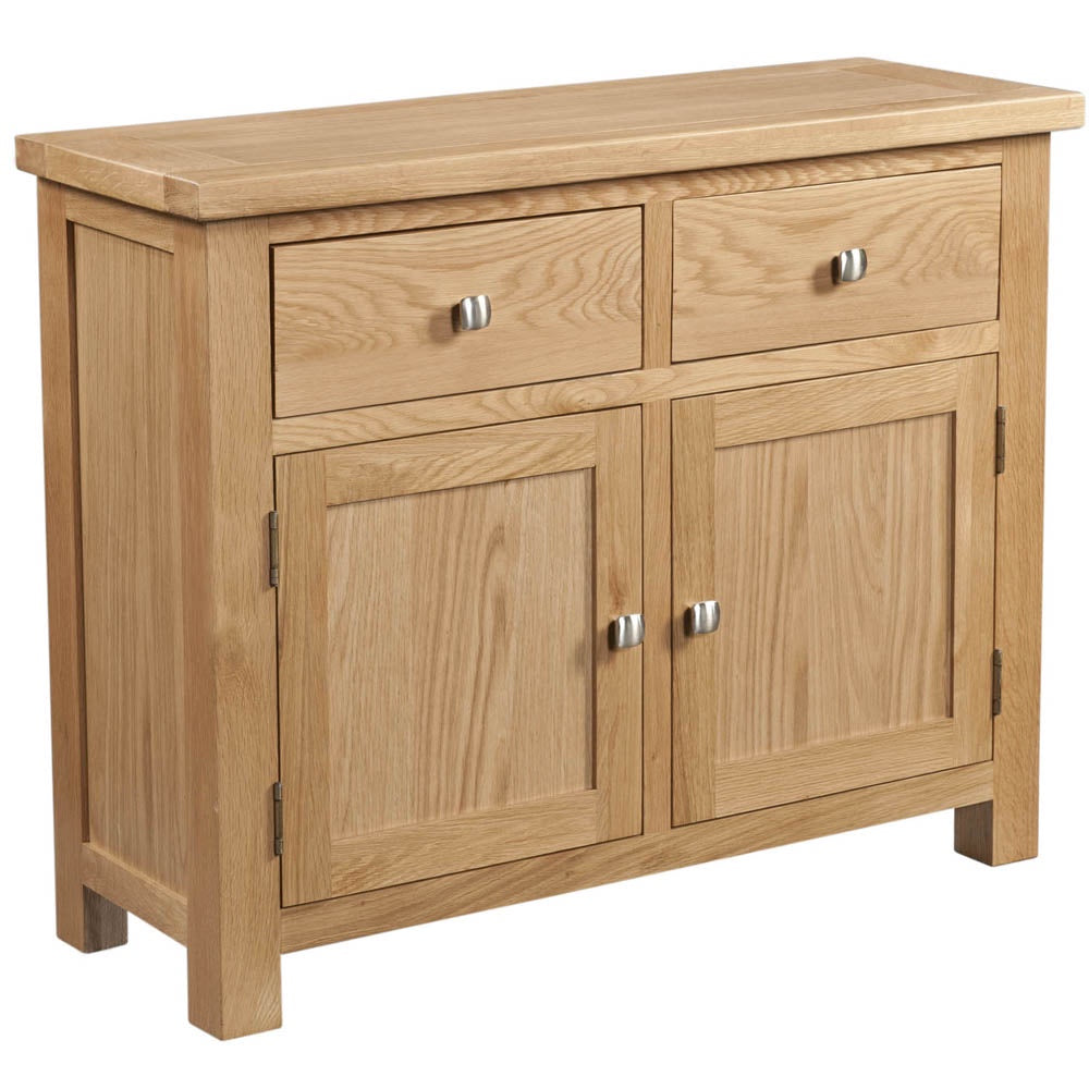 Dorchester Light Oak 2 Door 2 Drawer 430Mm Deep Sideboard