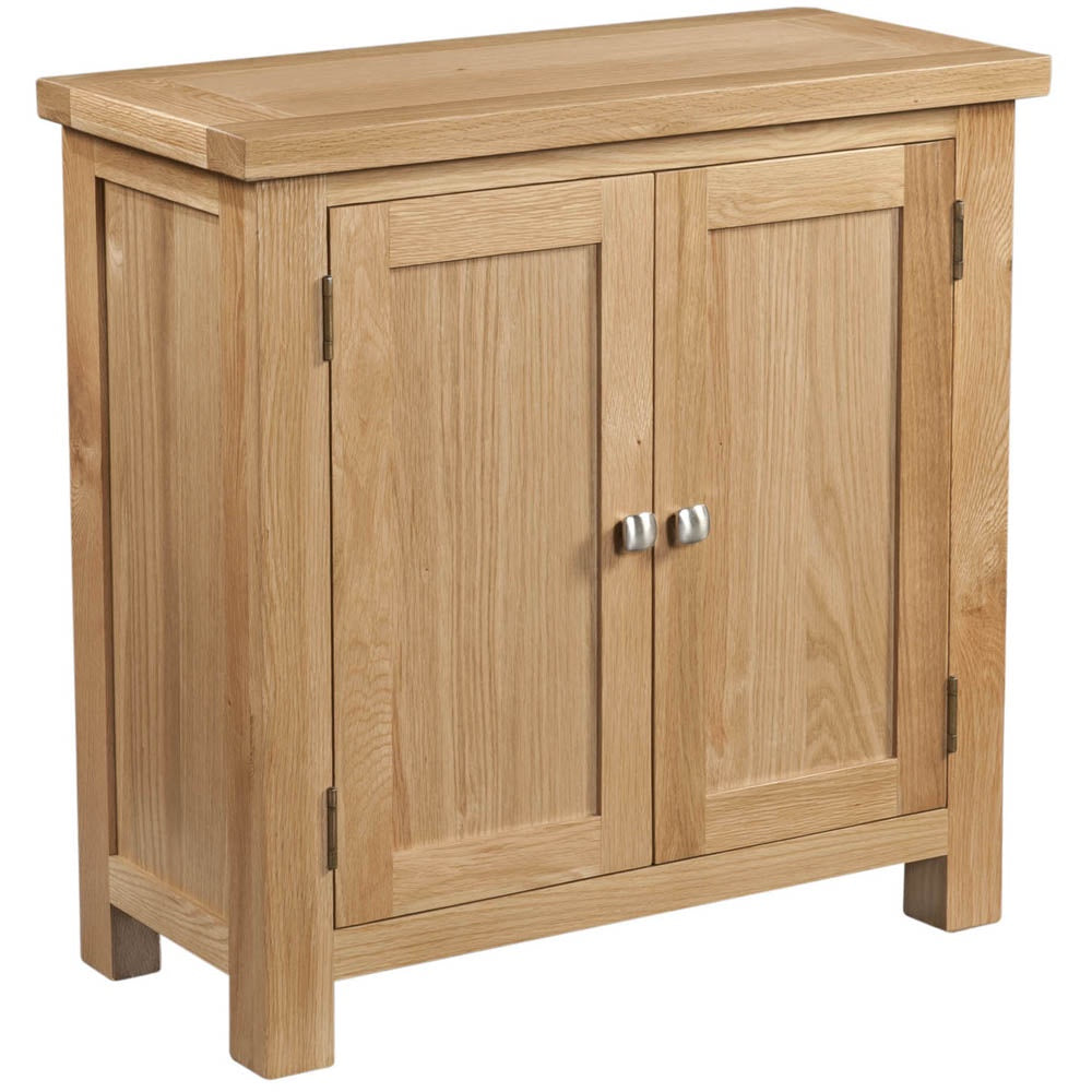 Dorchester Light Oak Small Cabinet 2 Door