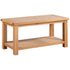 Dorchester Light Oak Large Coffee Table With Shelf