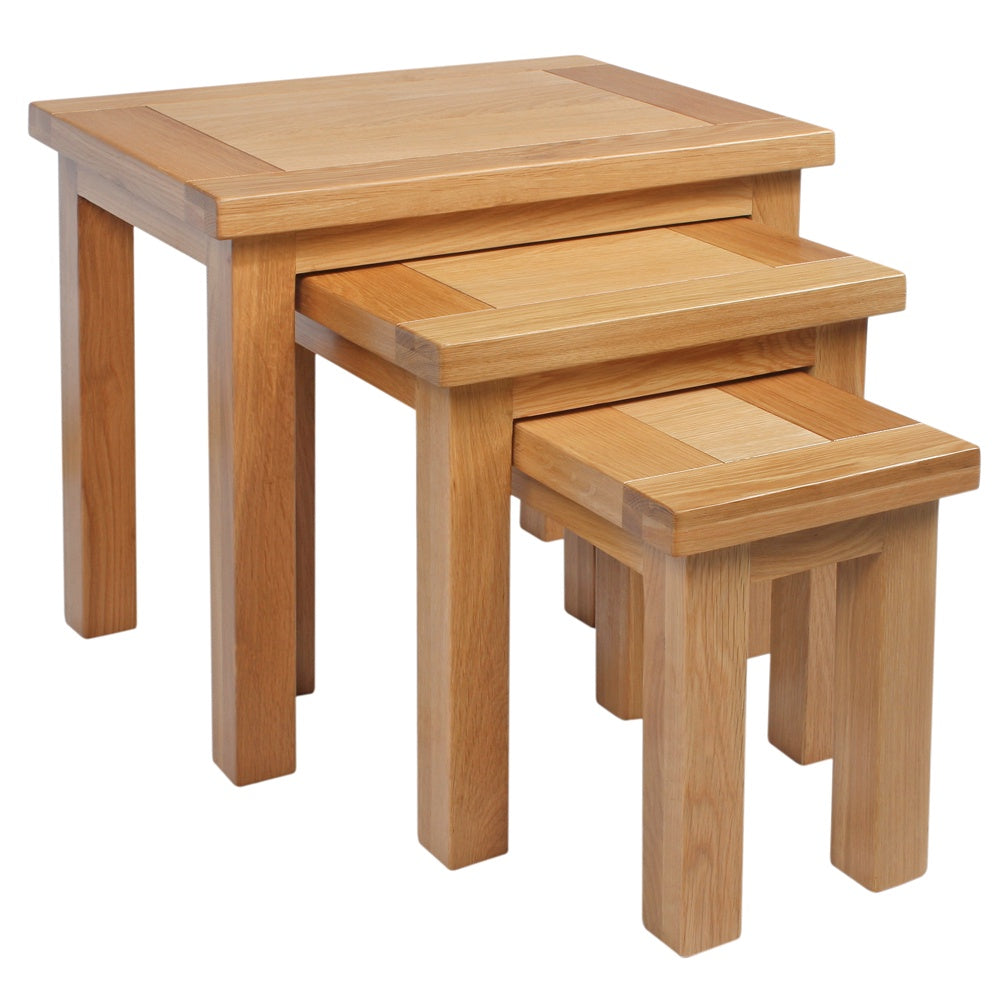 Dorchester Light Oak Nest Of Tables