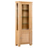 Dorchester Light Oak Glazed Corner Display *New Style + Light