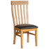 Dorchester Light Oak Toulouse Chair With Pu Seat Pad