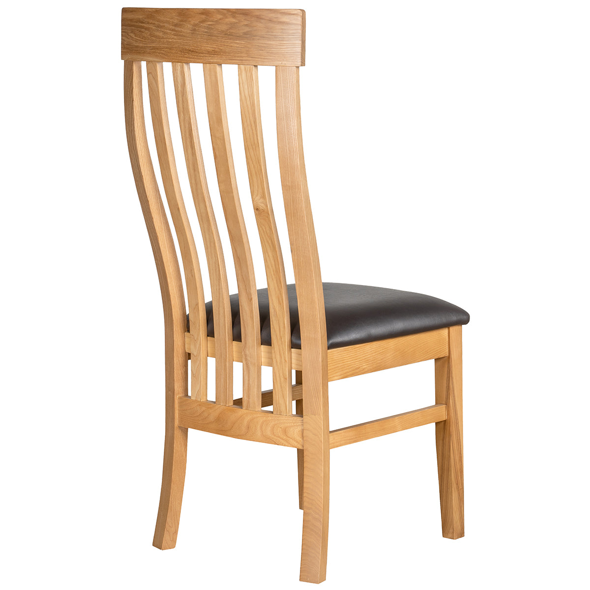 Dorchester Light Oak Toulouse Chair With Pu Seat Pad