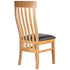 Dorchester Light Oak Toulouse Chair With Pu Seat Pad