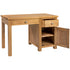 Dorchester Light Oak Single Pedestal Desk