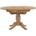 Dorchester Light Oak Round Extending Pedestal Table