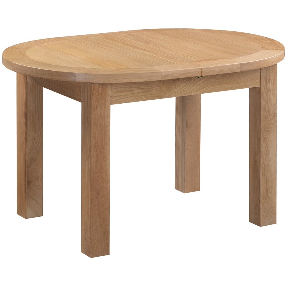 Dorchester Light Oak D-End Extending Table