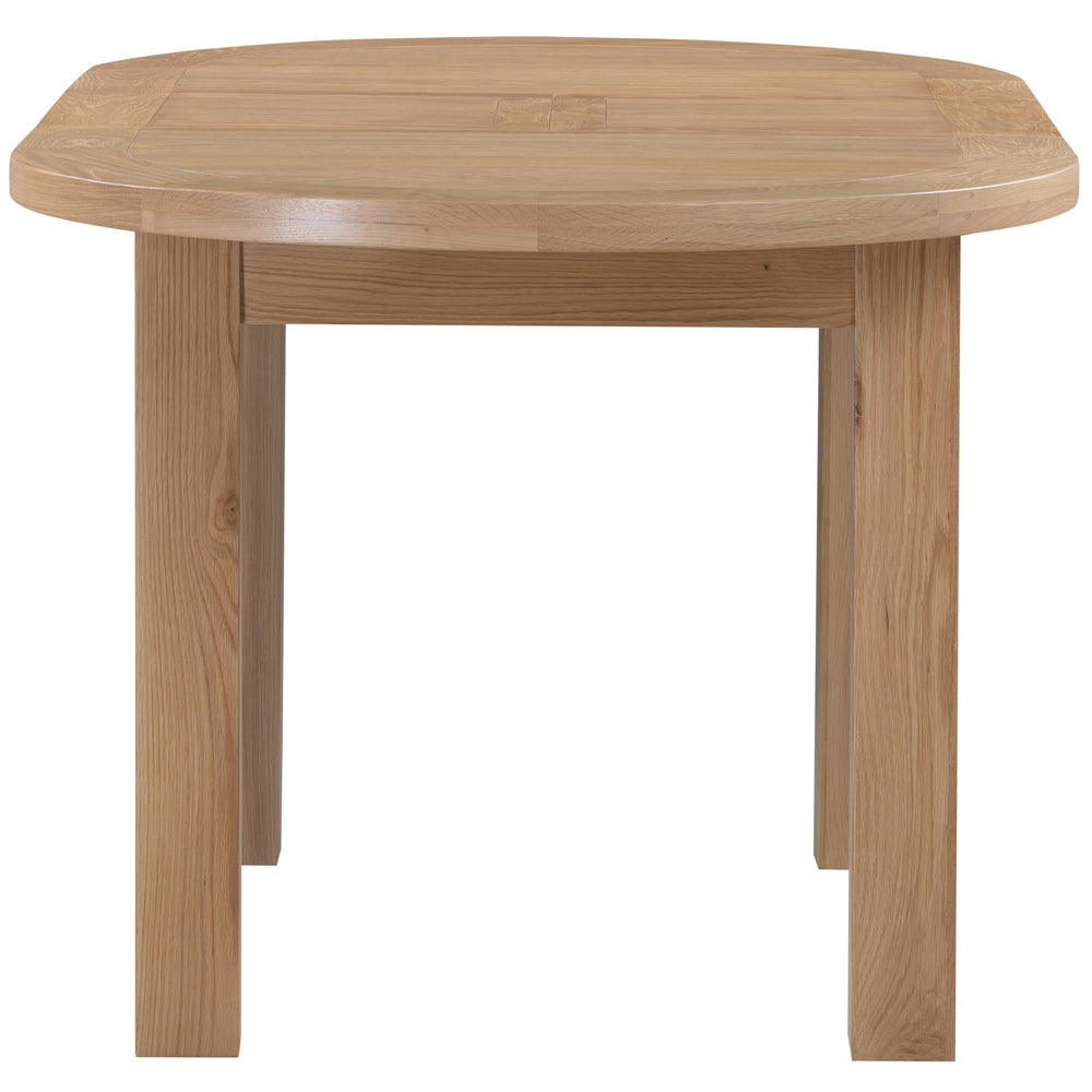 Dorchester Light Oak D-End Extending Table