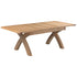 Dorchester Light Oak X-Leg Extending Table