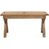 Dorchester Light Oak X-Leg Extending Table