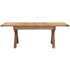 Dorchester Light Oak X-Leg Extending Table