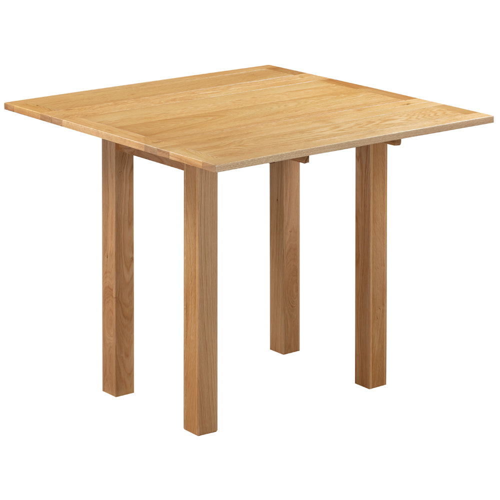 Dorchester Light Oak Square Drop-Leaf Table