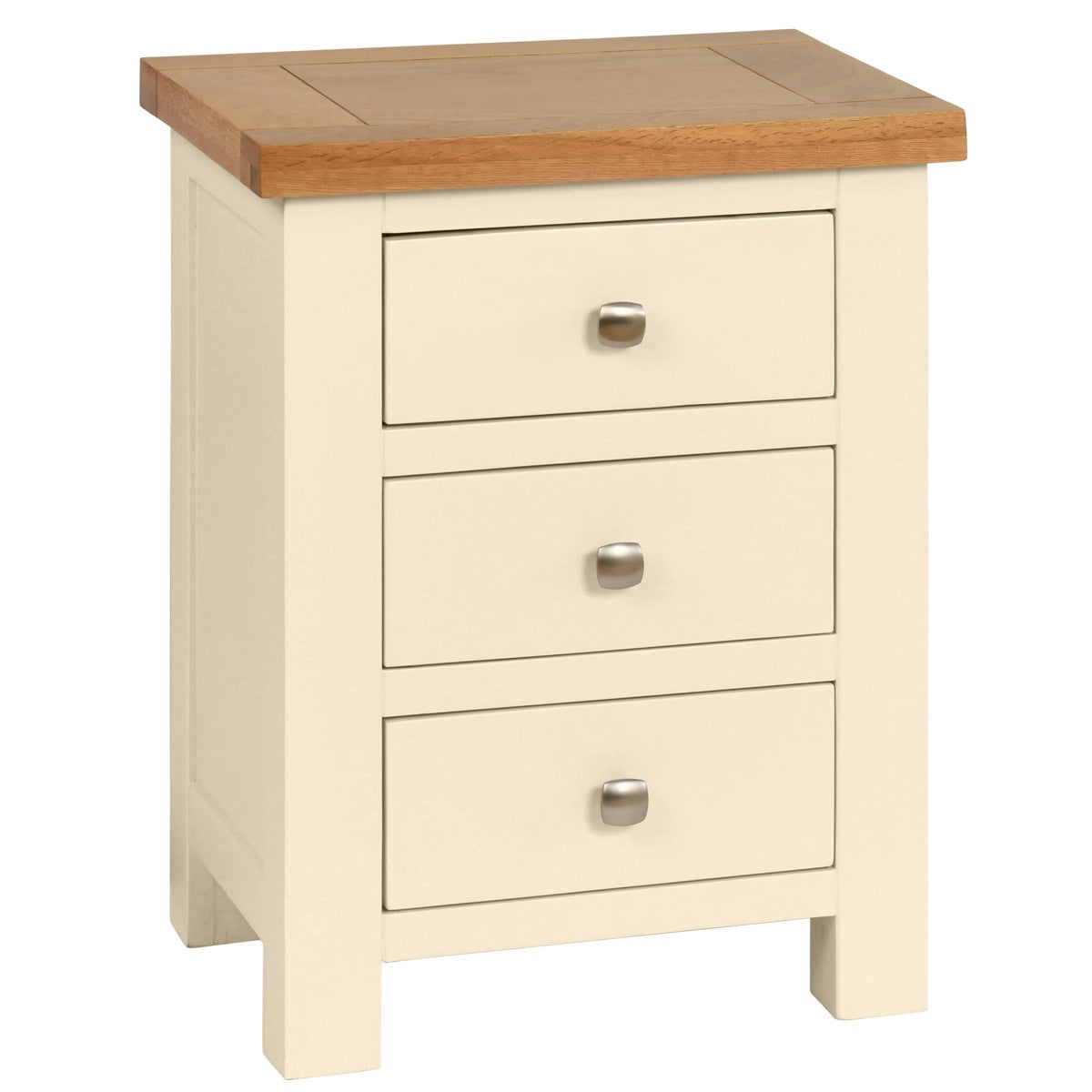 Dorchester Ivory 3 drawer Bedside
